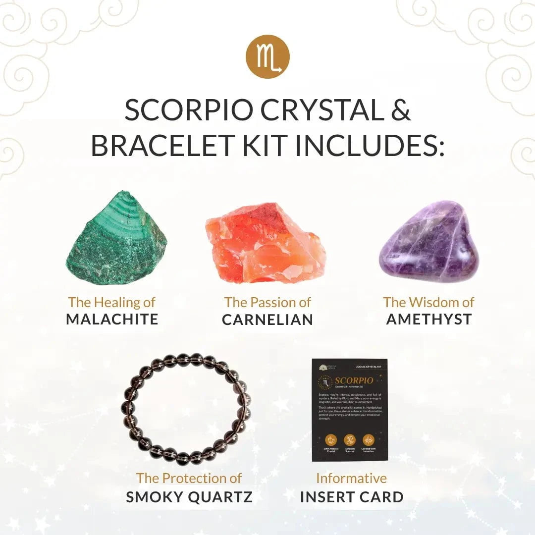 Scorpio Crystal & Bracelet Kit