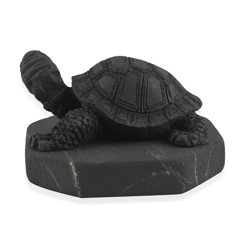Shungite Turtle Figurine – Ancient Protection for Modern Spaces