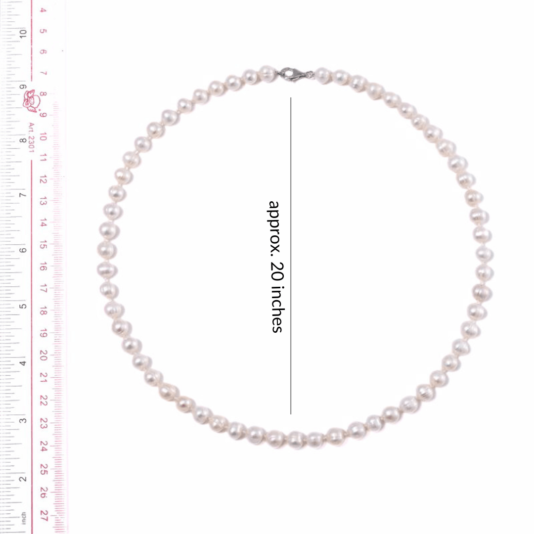Serenity Pearl Set: Necklace and Earrings