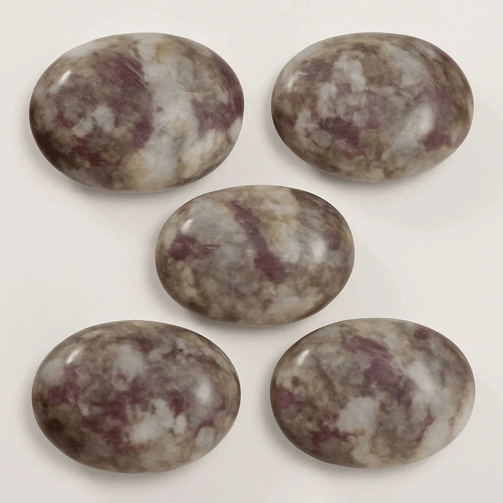 Tourmaline Rubylite Palm Stone – Rediscover Your Fire