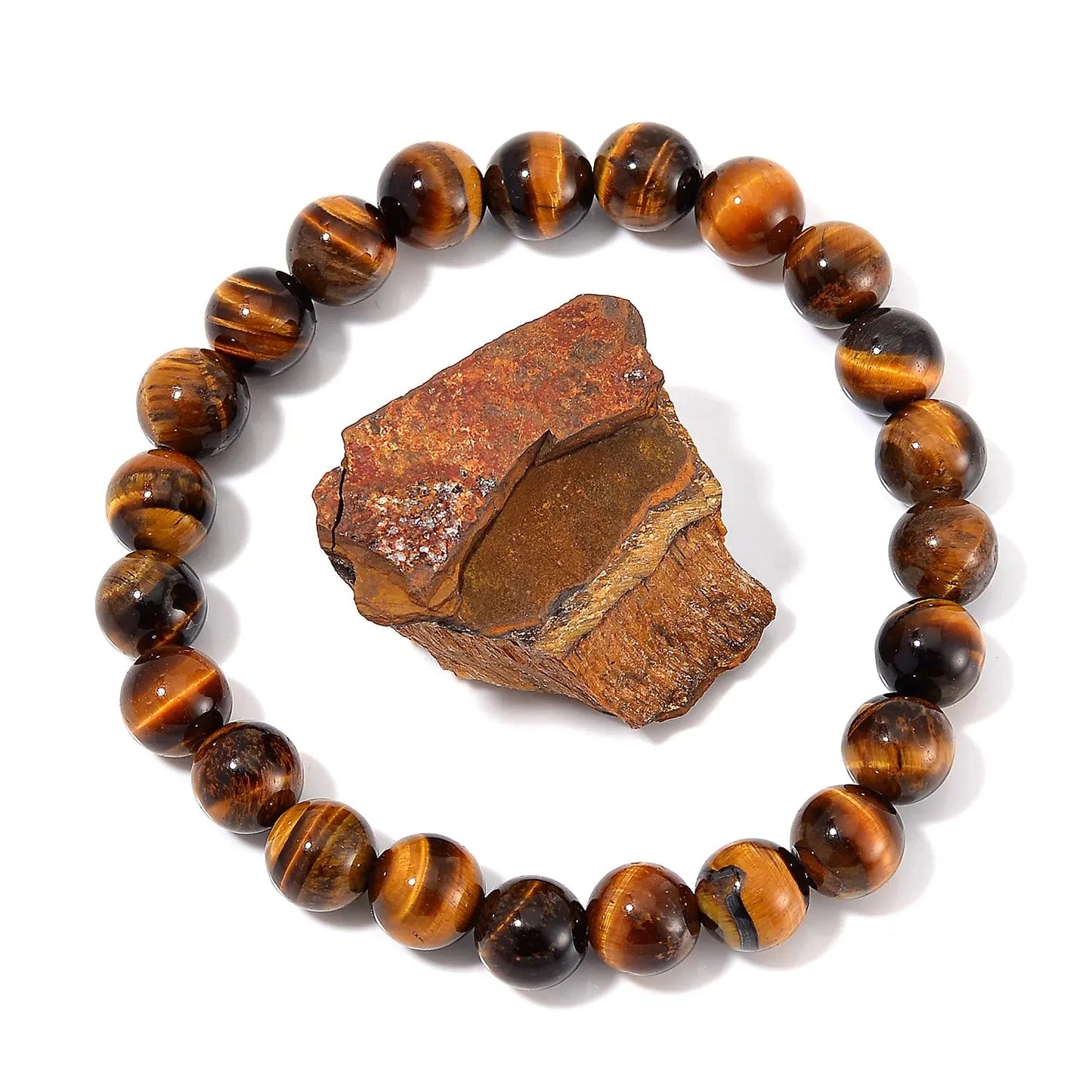 Beads Bracelet & Raw Crystal Set – Double the Energy, Double the Magic