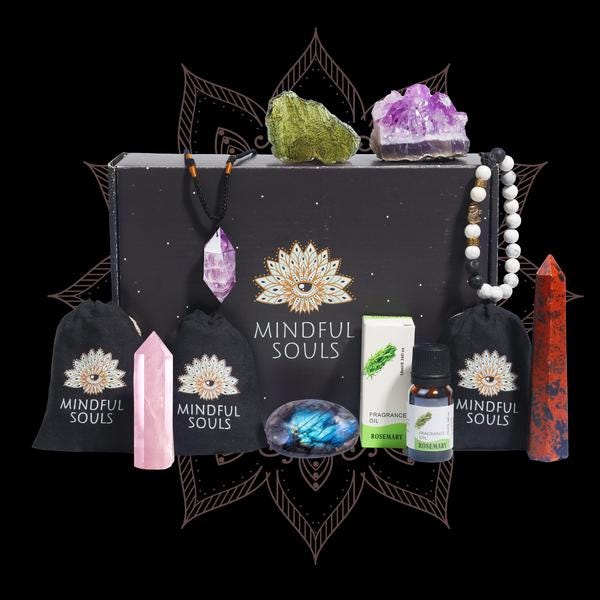genuine crystals, mindful souls,