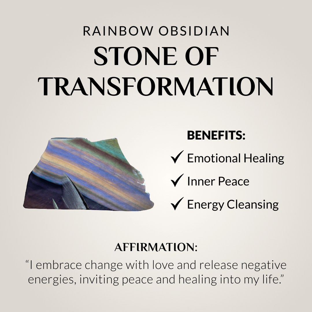 Anti-stress Rainbow Obsidian Bracelet
