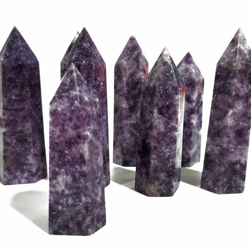 Natural Lepidolite Crystal Point