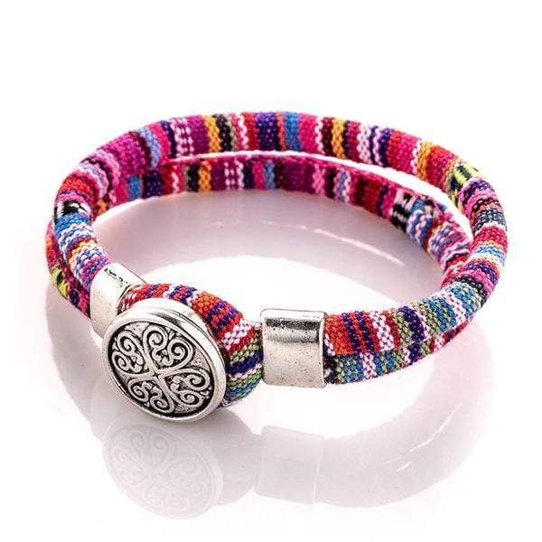 Boho Flower Charm Bracelet
