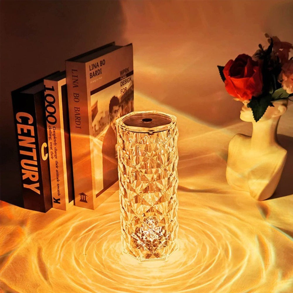 Sparkling Crystal Glass Lamp
