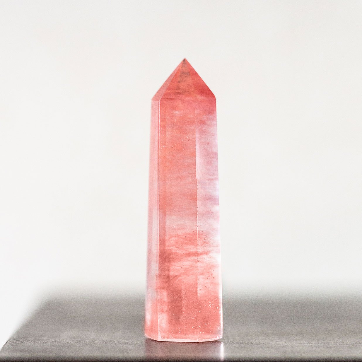 Red Quartz Crystal Point