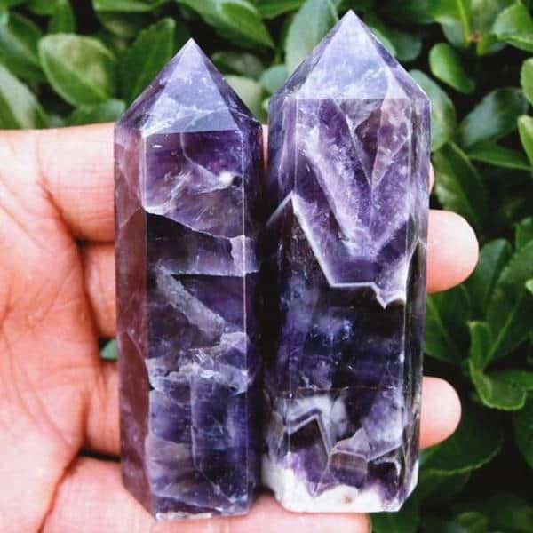 Natural Amethyst Quartz Crystal Point