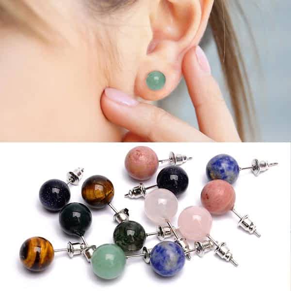 Free Spirit Gemstone Stud Earrings