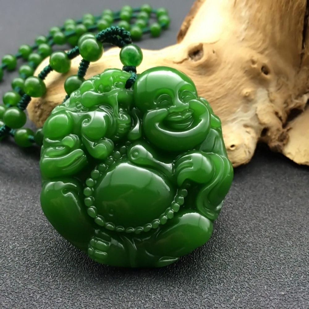 Jade Buddha Necklace
