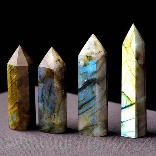 Natural Labradorite Crystal Point