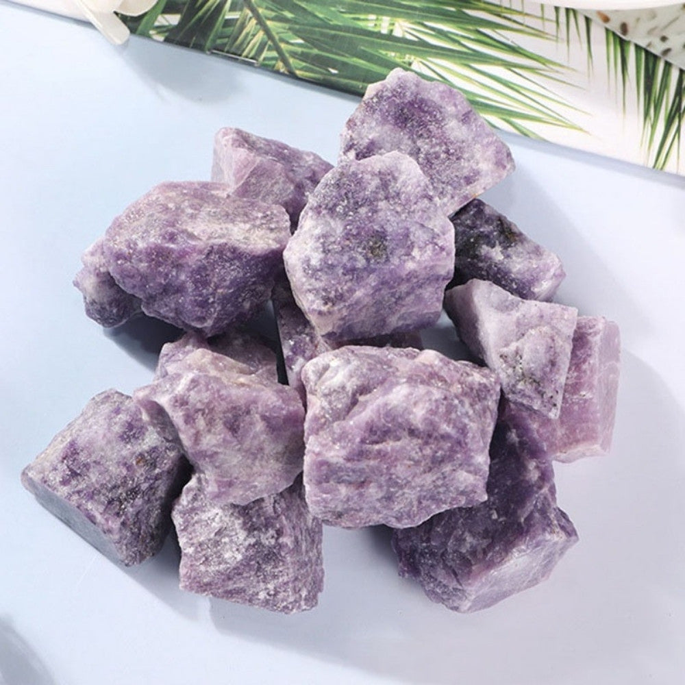 Raw Lepidolite Stones