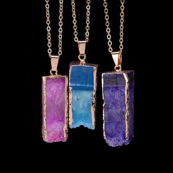 Agate Geode Necklace