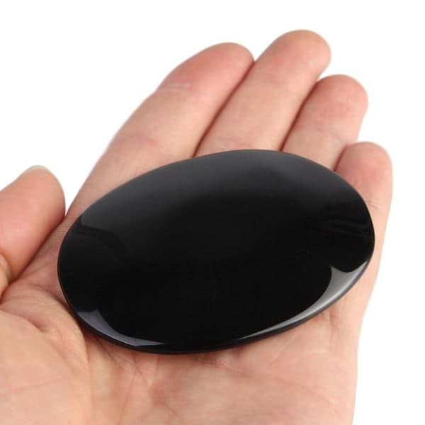 Black Obsidian Worry Stone