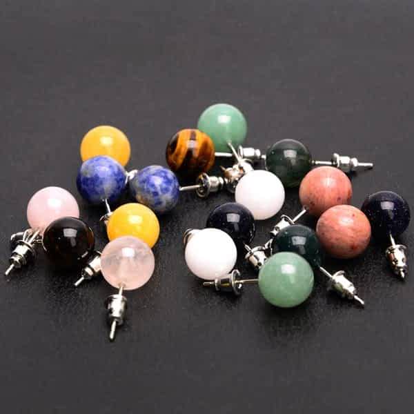 Free Spirit Gemstone Stud Earrings