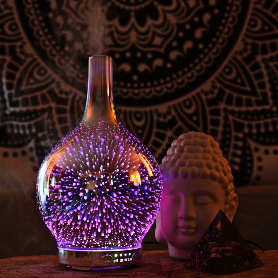 3D Glass Essential Oil Diffuser