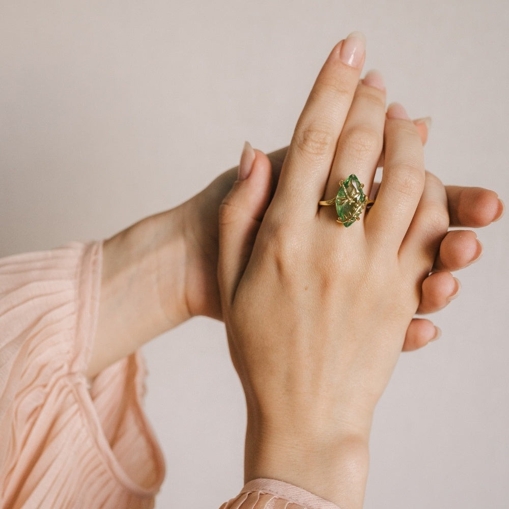 Dragonfly Gemstone Ring – For the Main Character in a Fairytale