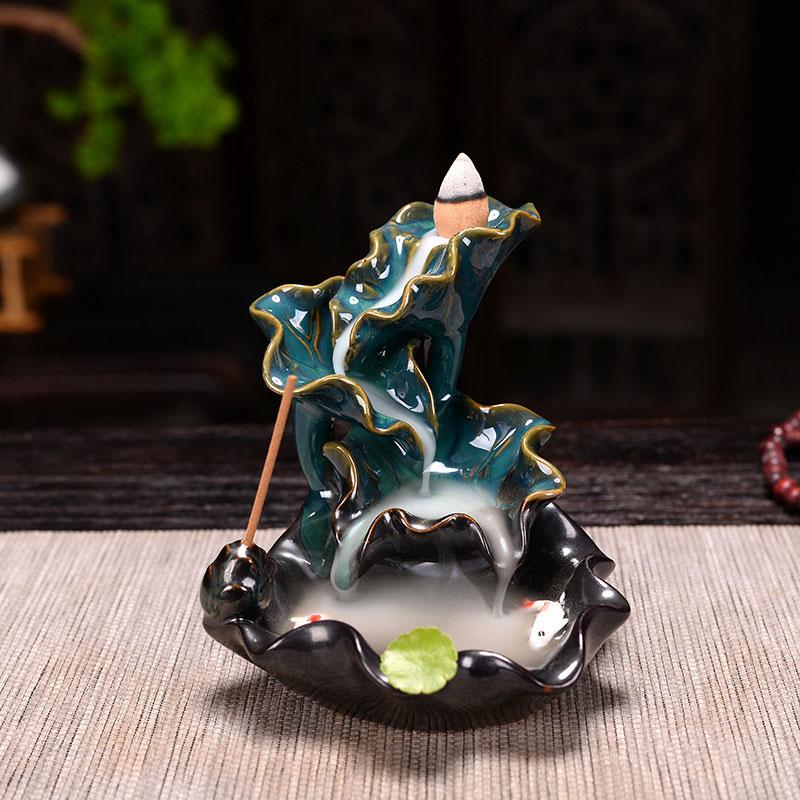 Lotus Waterfall Backflow Incense Burner