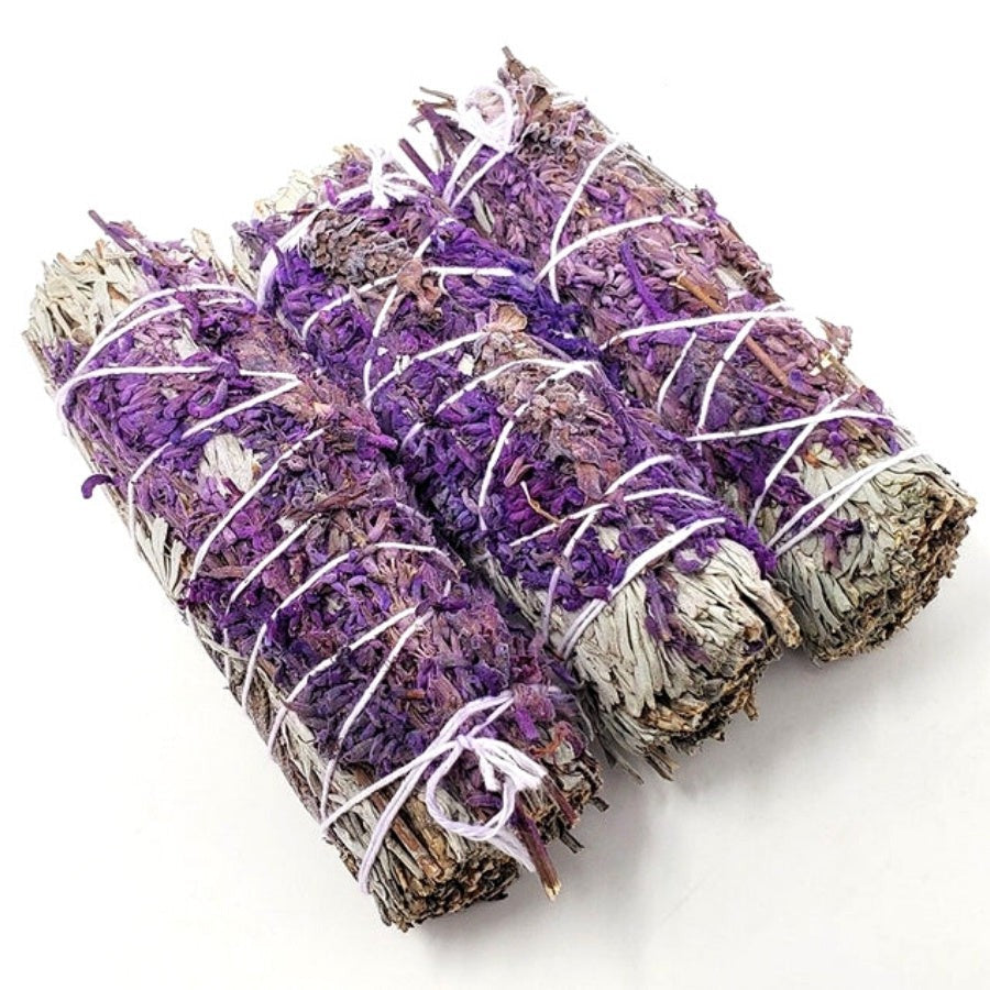 Calming Blue Sage & Lavender Smudge Stick