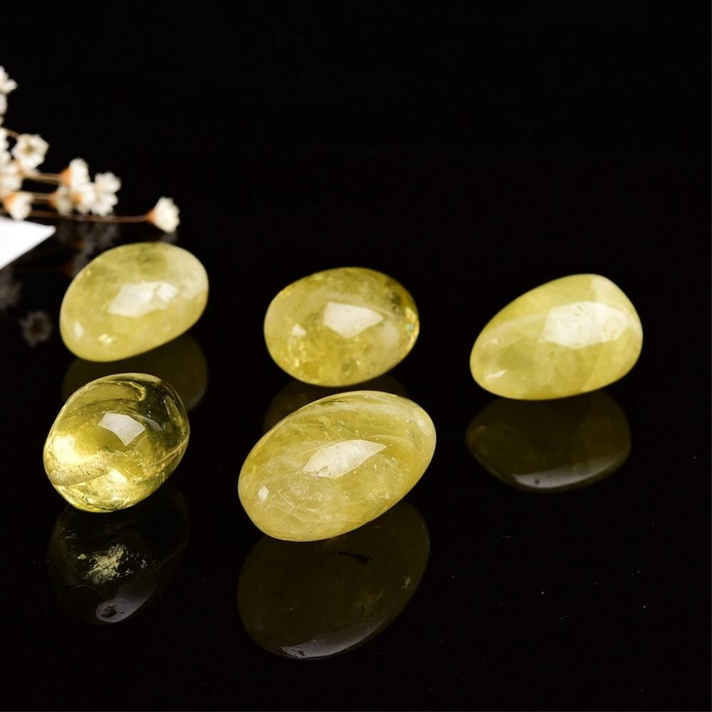 Polished Citrine Stones