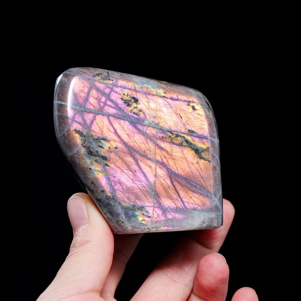 Purple Flash Labradorite Stones