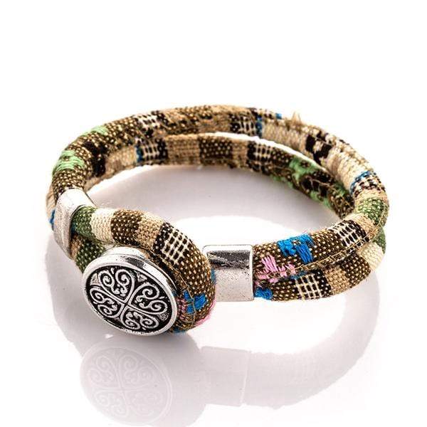 Boho Flower Charm Bracelet