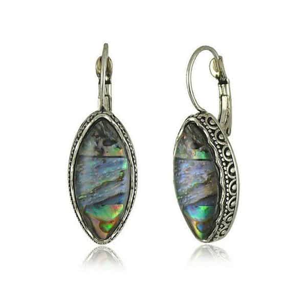 Abalone Sea Shell Earrings