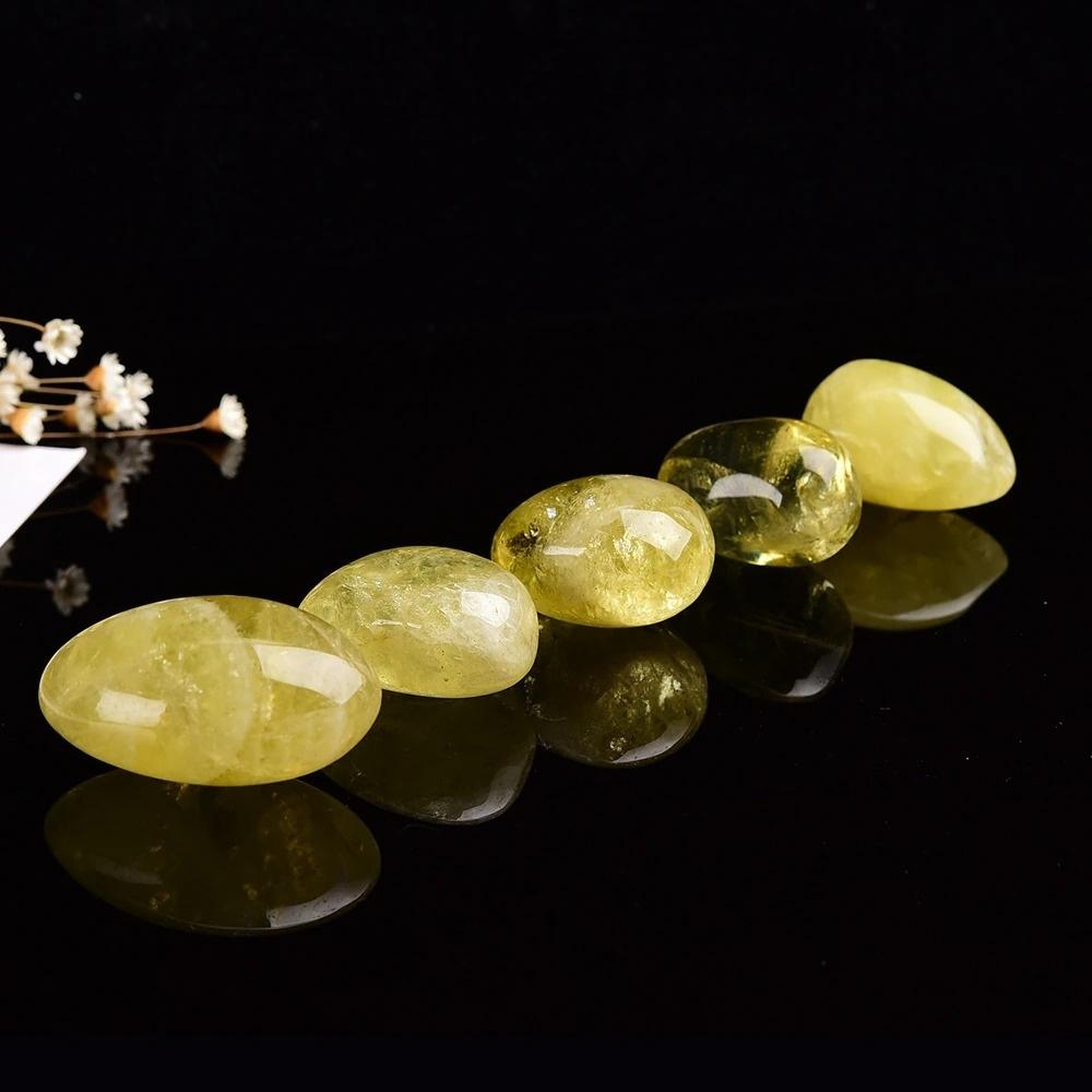 Polished Citrine Stones
