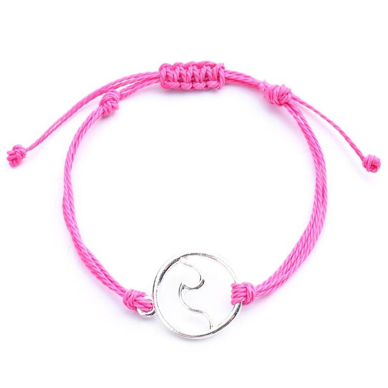Handmade Ocean Wave Bracelet Rose