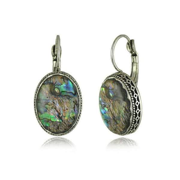 Abalone Sea Shell Earrings