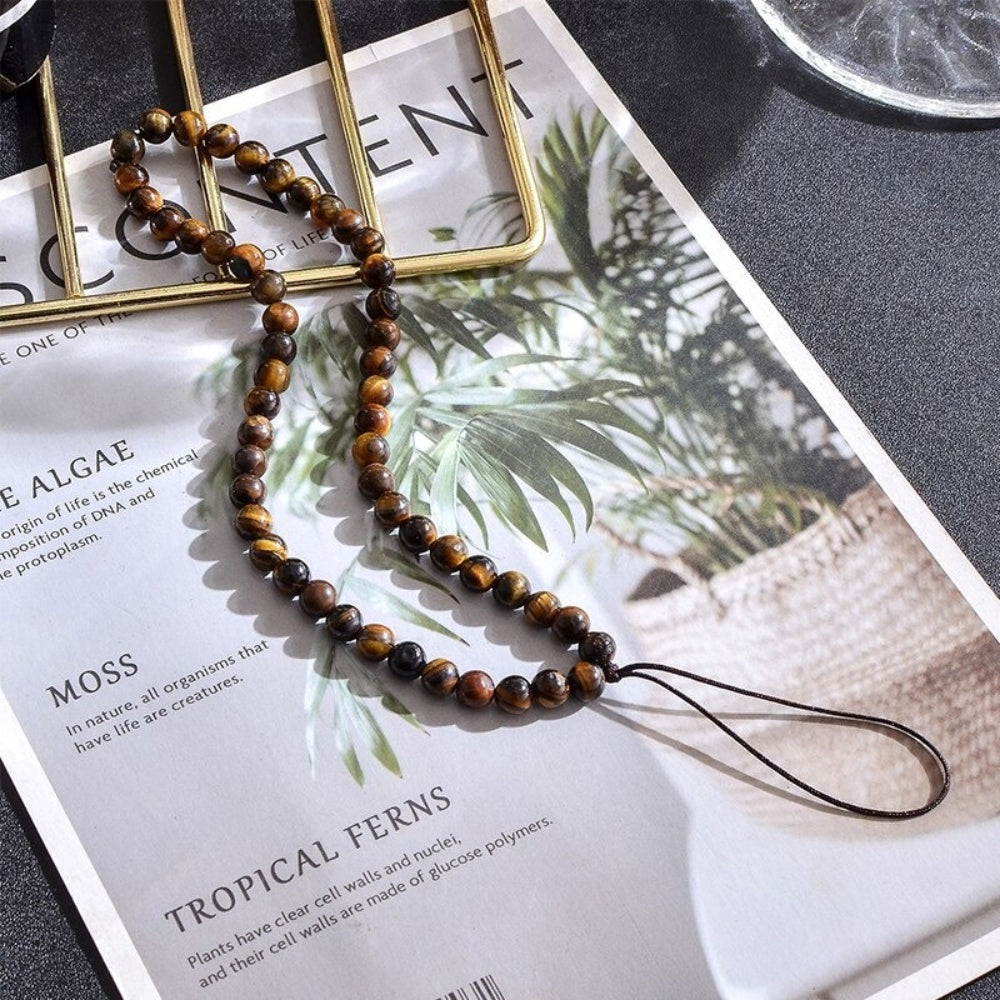 Natural Gemstone Phone Strap