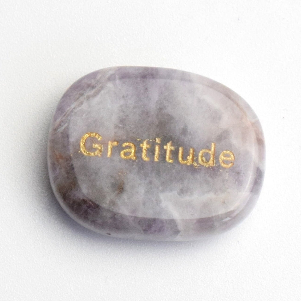 Gratitude Natural Palm Stone