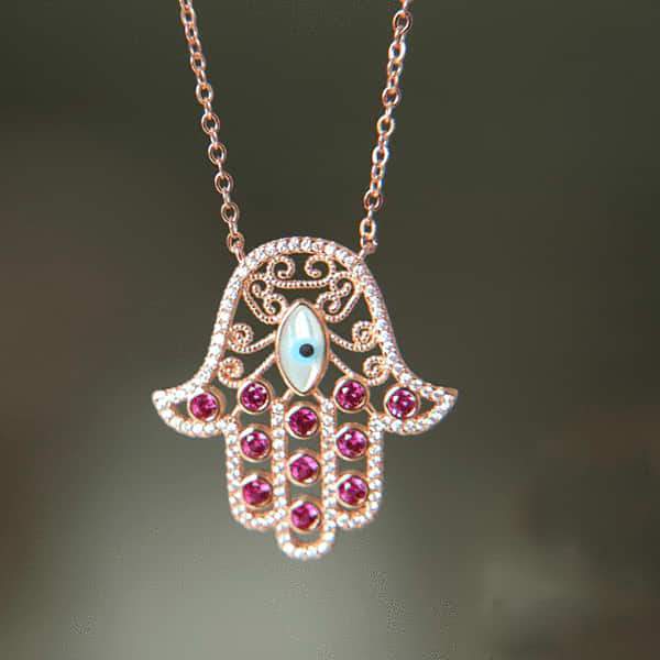 Hamsa Necklace Pendant