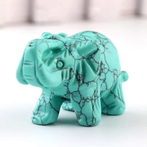 Reiki Elephant Crystal Figurines
