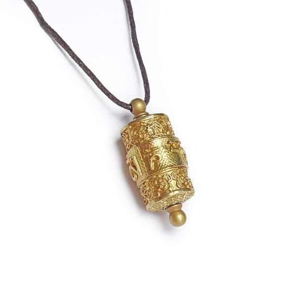Spinning Mani Wheel Necklace