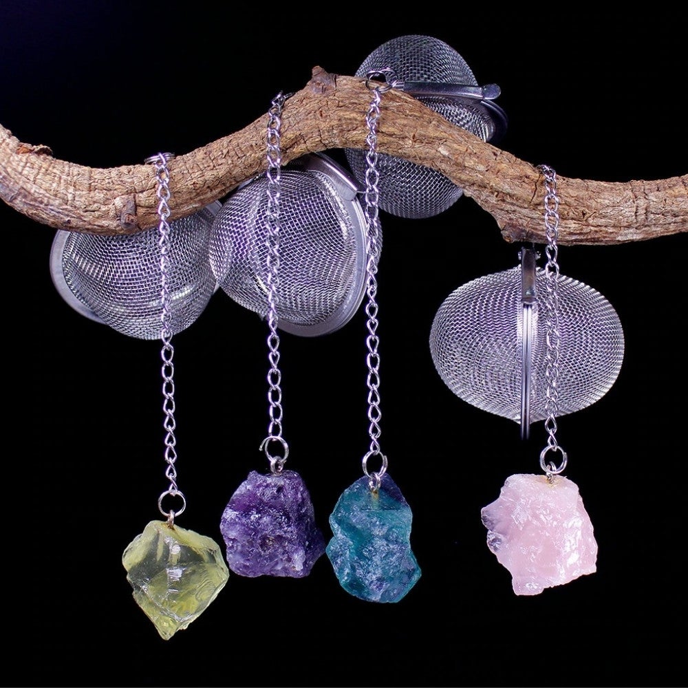 Uplifting Crystal Tea Strainer