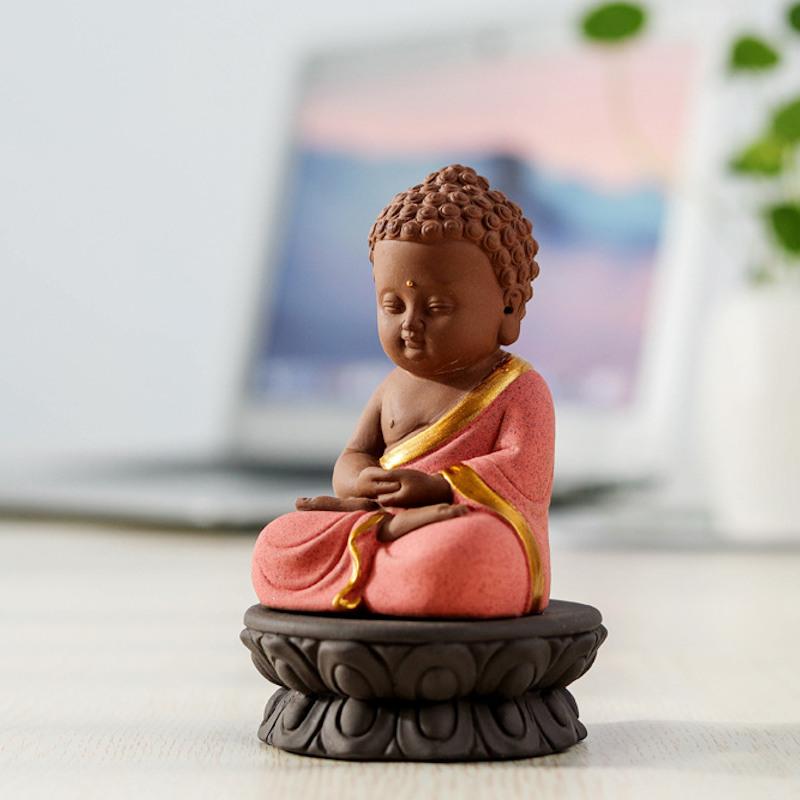 Colorful Buddha Figurine