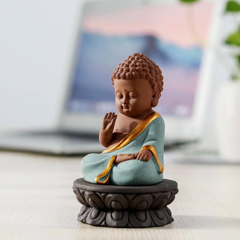 Colorful Buddha Figurine