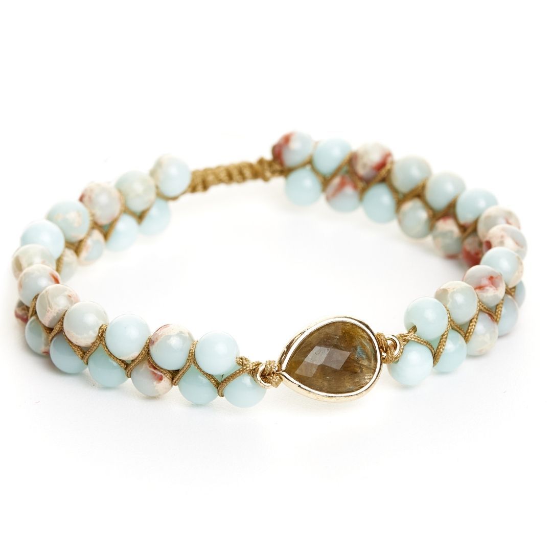 Amethyst Raindrop Bracelet