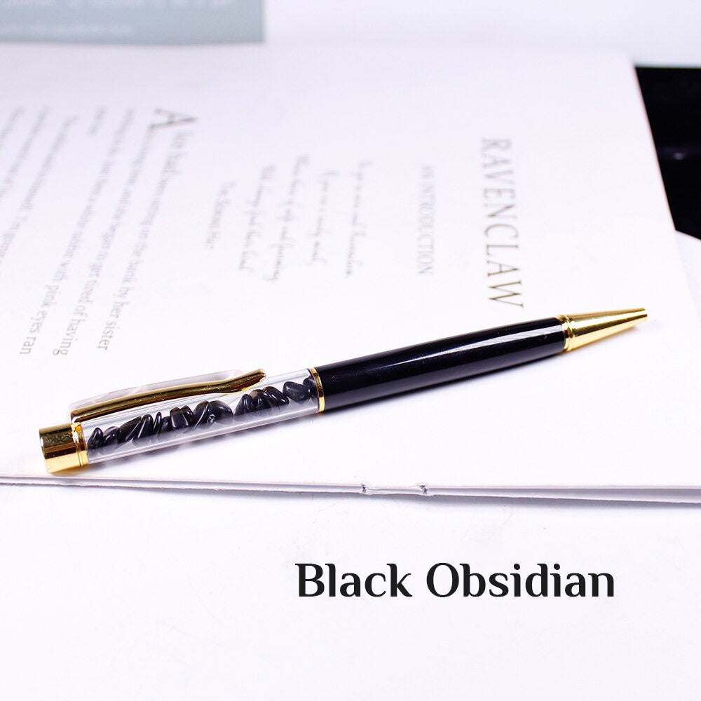 Manifestation Natural Crystal Pen