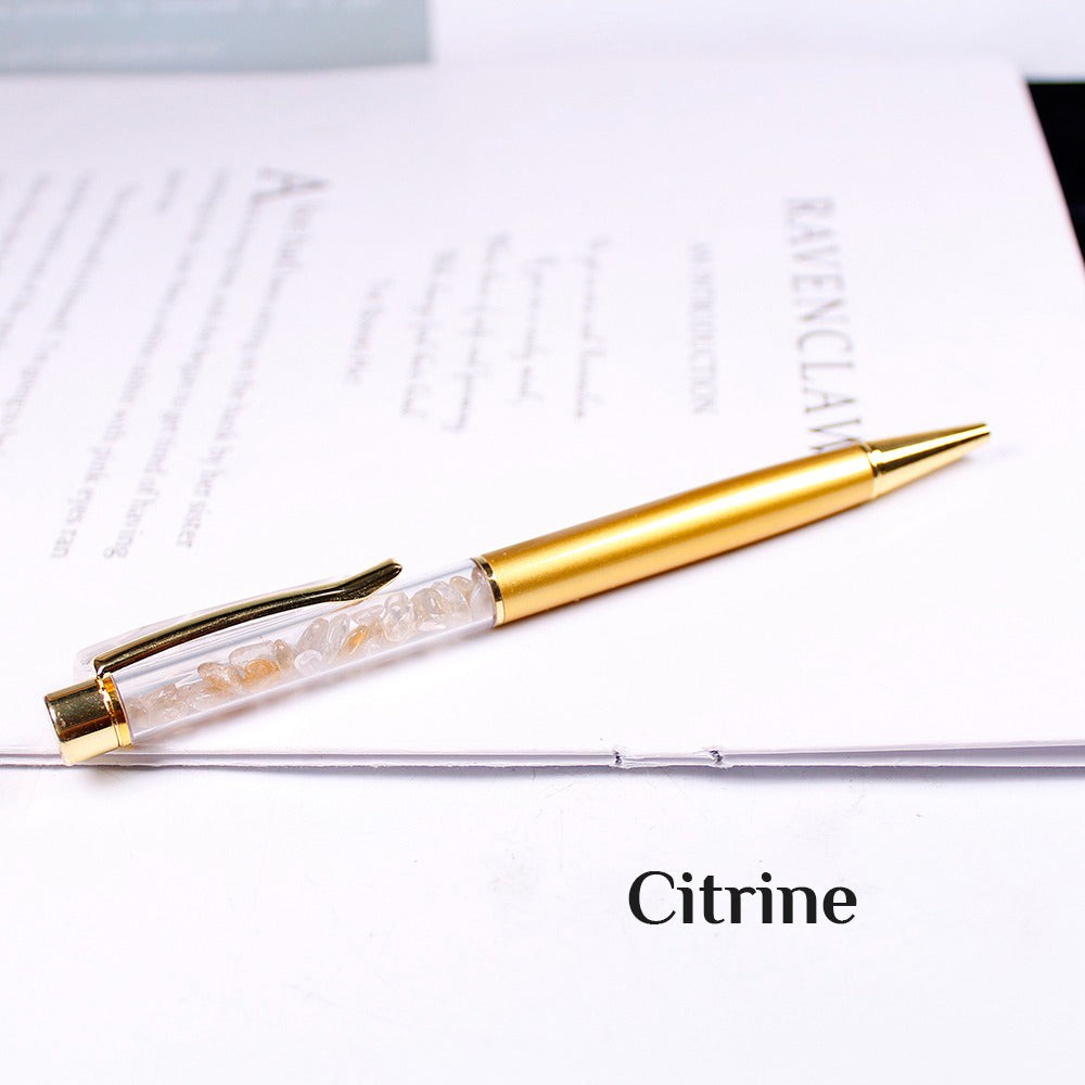 Manifestation Natural Crystal Pen