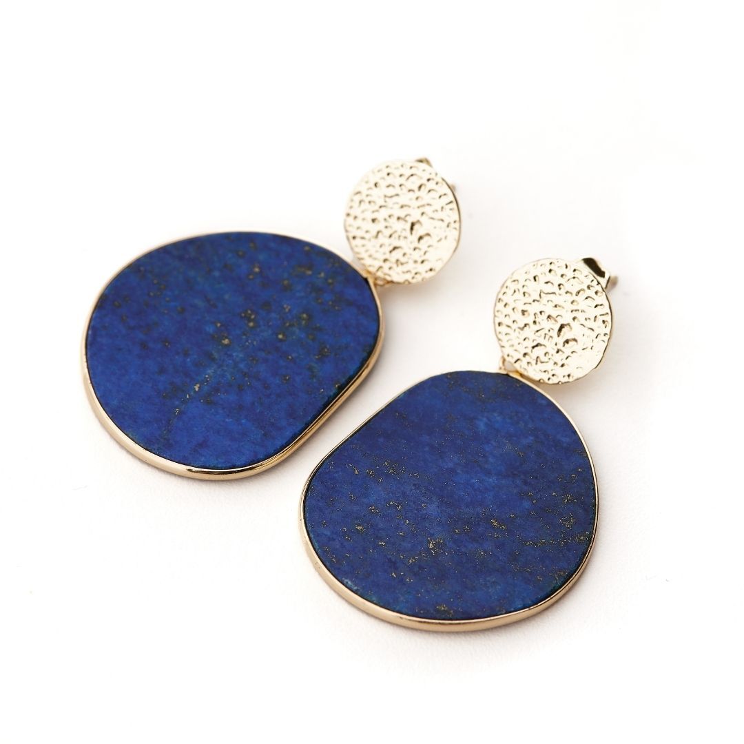 Lapis Lazuli Drop Earrings