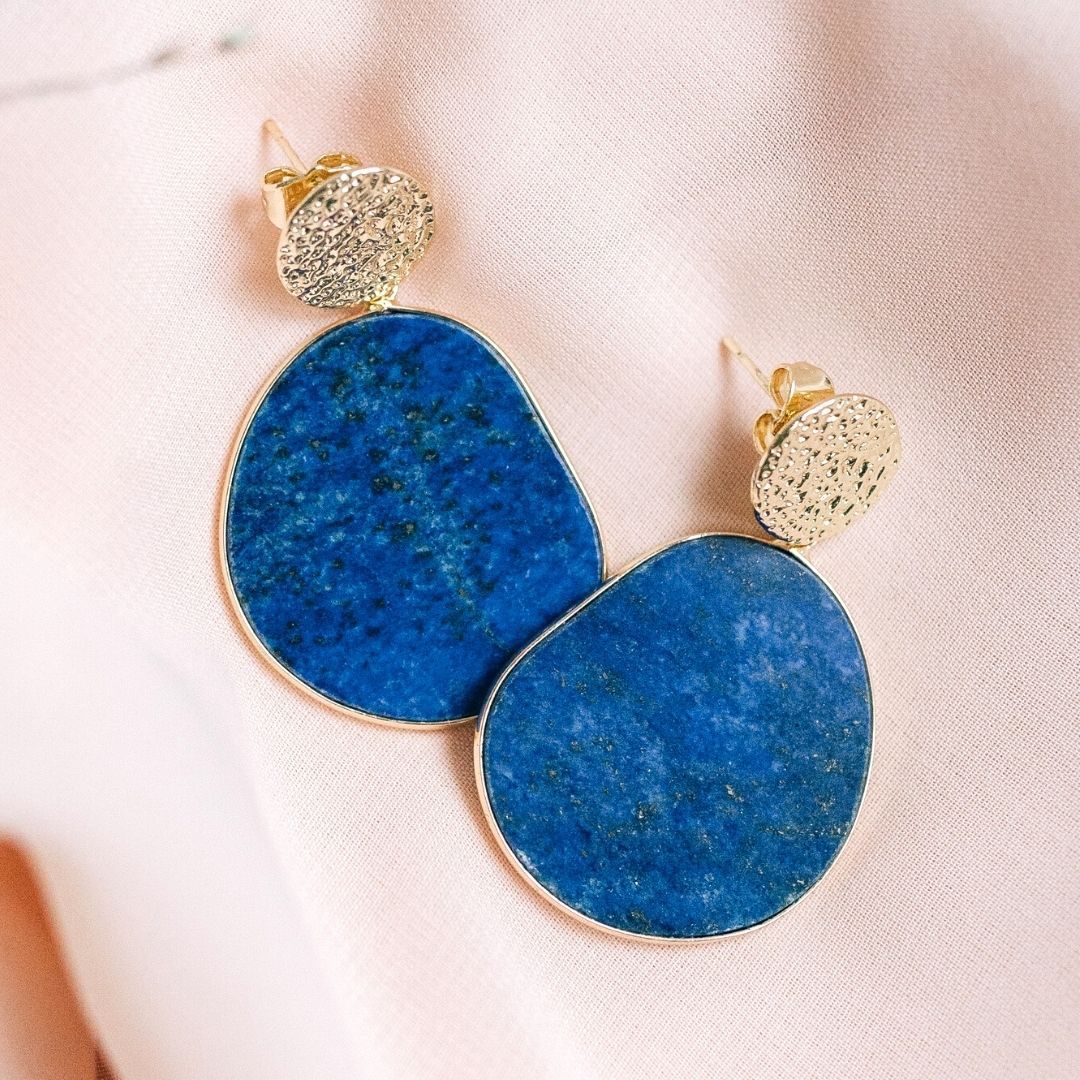 Lapis Lazuli Drop Earrings