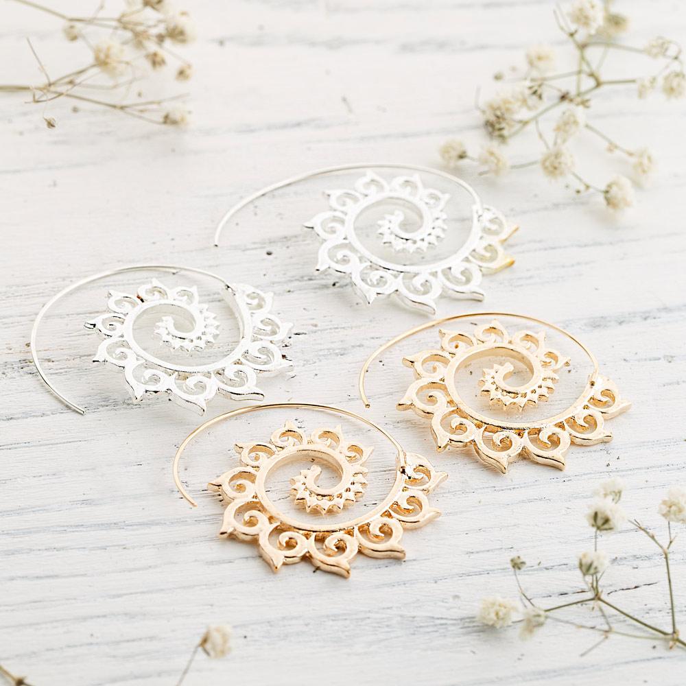 Silver Bohemian Earrings
