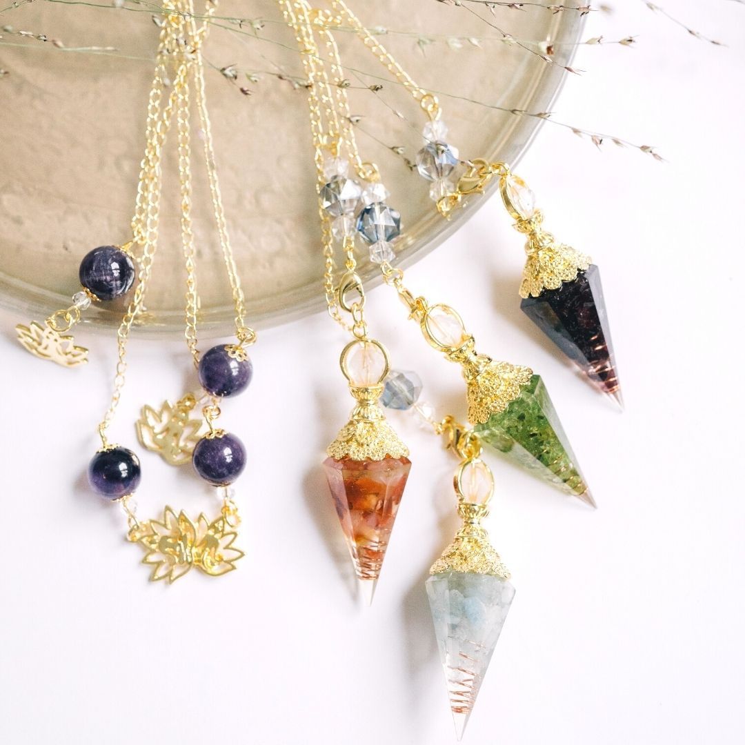 Chakra hot sale pendulum necklace