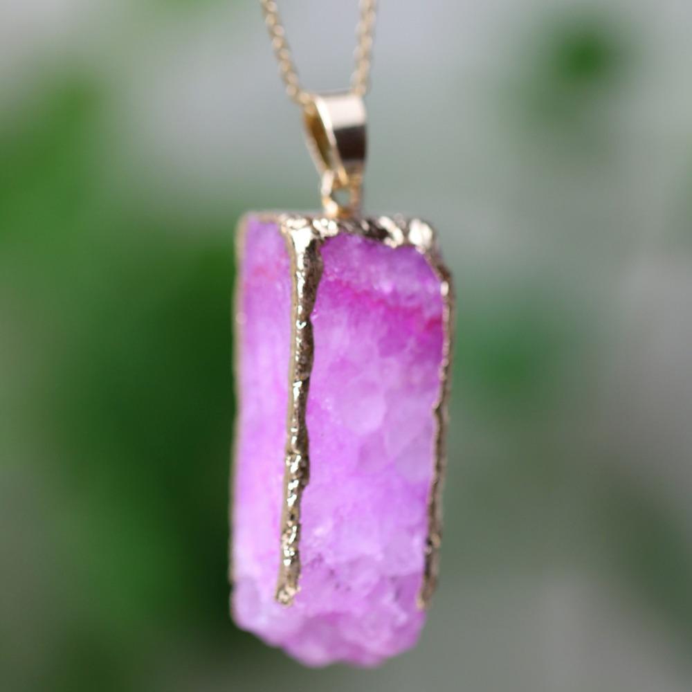 Agate Geode Necklace