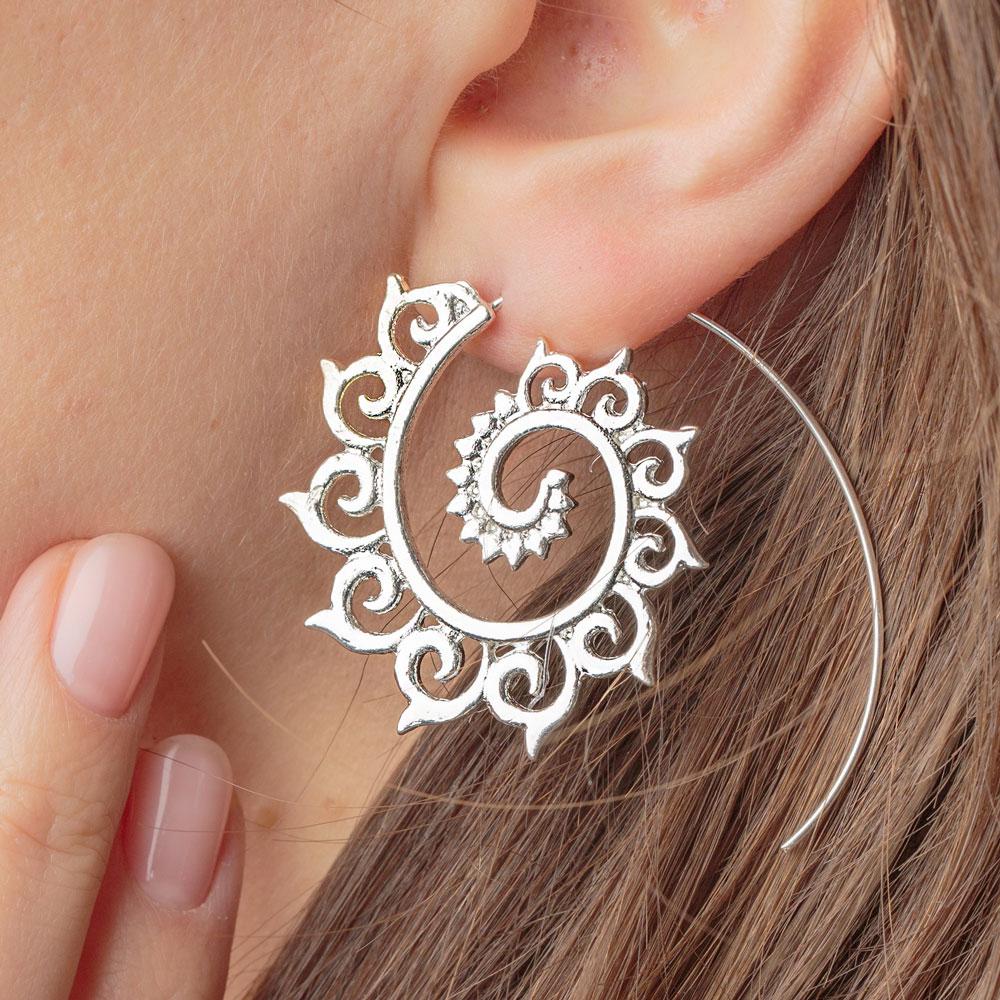 Silver Bohemian Earrings