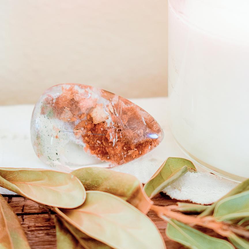Garden Quartz Crystal Droplet