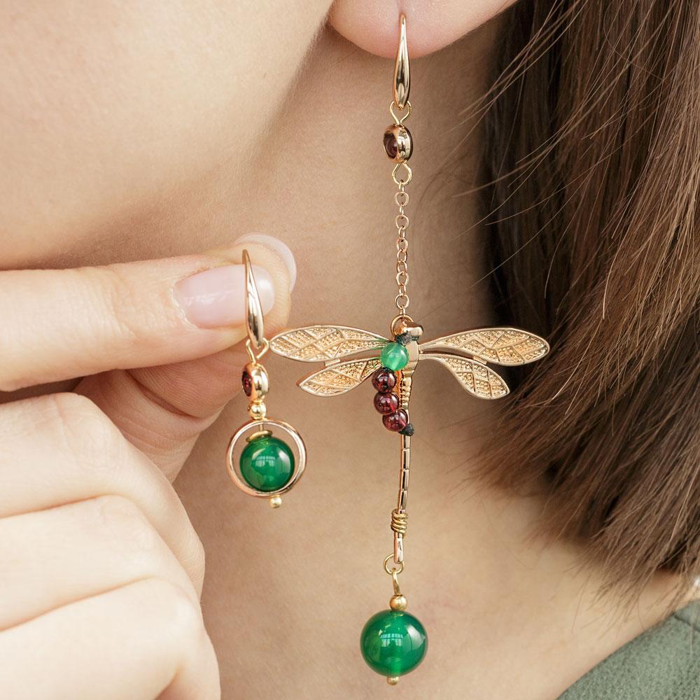 Vintage Dragonfly Earrings