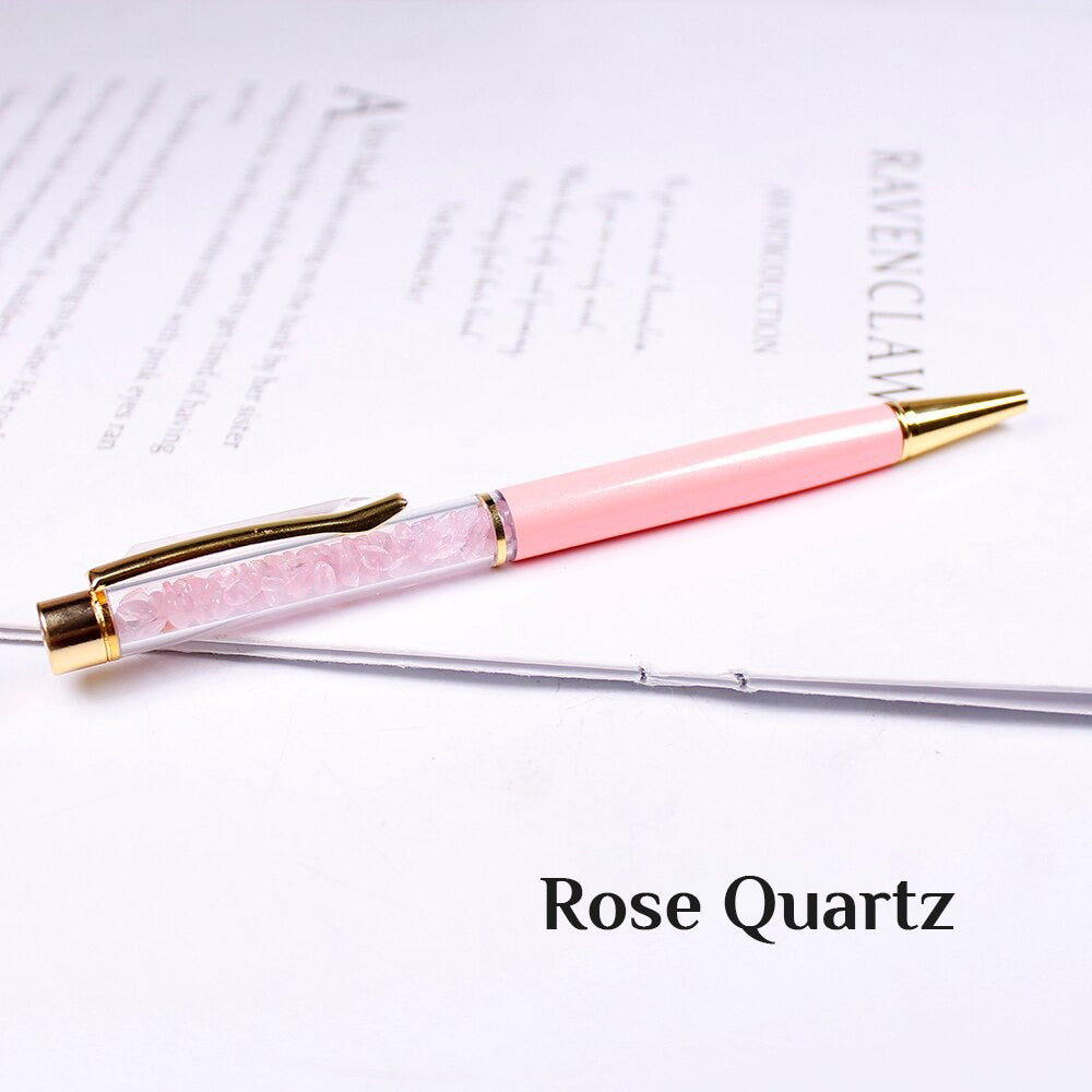 Manifestation Natural Crystal Pen